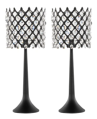 Lumisource 24" Metal Jasper Contemporary Buffet Lamp, Set of 2