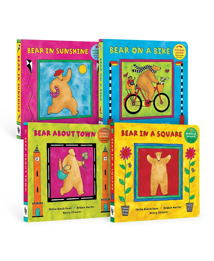 Barefoot Books PreK Bear Series Board Book Bundle, Set of 4