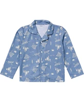 Gerber Baby Boys 2-Piece Button Up Pajama Set