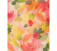 Adrianna Papell Women's Floral-Print Ruffle-Trim Dress