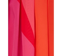 Adrianna Papell Women's Colorblocked Halter Dress