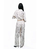 Nocturne Women's Flowy Patterned Shirt