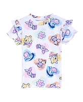 Winnie the Pooh Toddler Girls Peplum T-Shirt and Bike Shorts Outfit Set