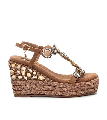 Women's Jute Wedge Sandals By Xti