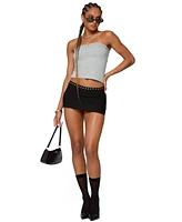 Edikted Women's Built Bra Grommet Tube Top