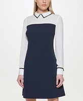 Tommy Hilfiger Women's Collared Sheath Dress