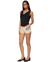 Edikted Women's Twyla Polka Dot Stretch Shorts