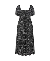 City Chic Plus Sky Midi Dress