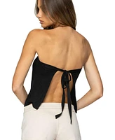Edikted Women's Vera Keyhole Backless Top