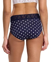 Hanky Panky Women's Printed Supima Cotton French Brief Panty