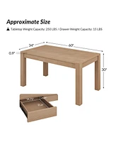Andrea Solid Wood Dining Table