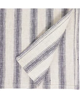 Saro Lifestyle Classic Striped Pure Linen Table Runner, 16" x 72"