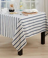 Saro Lifestyle Modern Striped Tablecloth