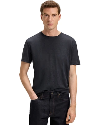 Hugo Boss Beckham x Men's Soft Linen Regular-Fit T-Shirt