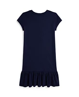 Polo Ralph Lauren Big Girls Bear Jersey Dress