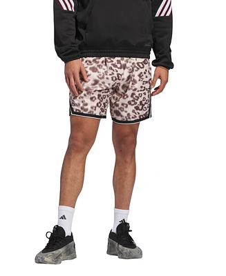 adidas Men's Allover Printed Basketball Shorts