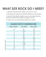 14” H Polyresin Landscape Fake Rock Cover