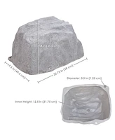 14” H Polyresin Landscape Fake Rock Cover