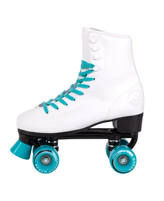 C7skates Vixen Quad Roller Skates (Sea Queen, Women's 5 / Youth 4)