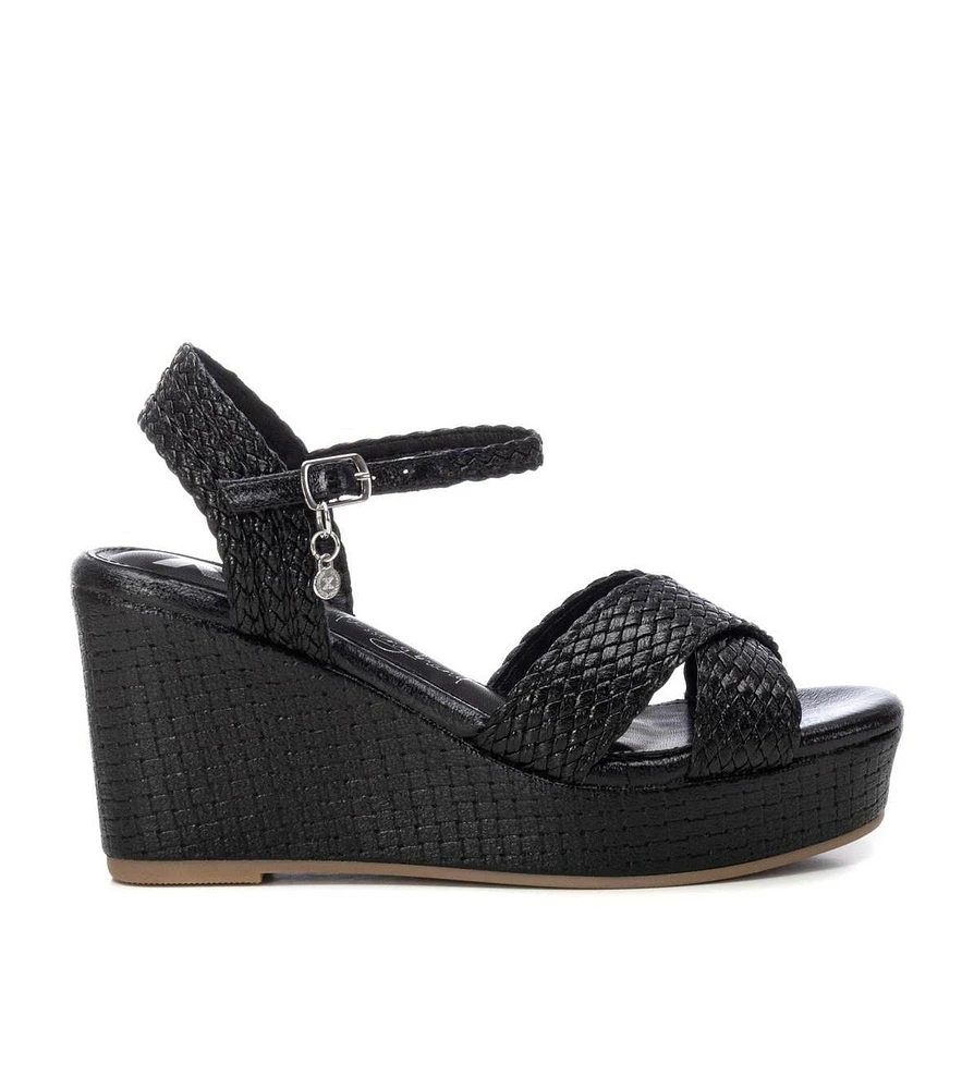 Women's Criss Cross Wedge Sandals By Xti