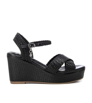 Women's Criss Cross Wedge Sandals By Xti