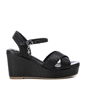 Women's Criss Cross Wedge Sandals By Xti