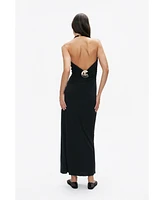 Nocturne Women's Maxi Dress with Back Accessory