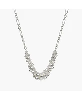 Sterling Silver Vivienne Statement Bouquet Chain Necklace