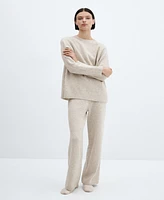 Mango Women's Long Knitted Pants