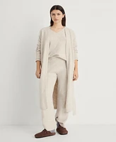 Mango Women's Long Knitted Cardigan Sweater