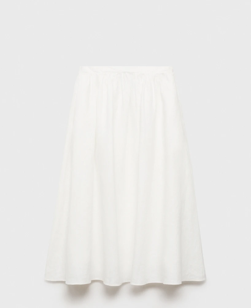 Mango Women's Flared Linen Skirts