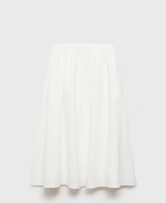 Mango Women's Flared Linen Skirts