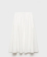 Mango Women's Flared Linen Skirts