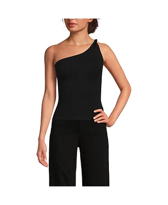 Lands' End Women's Slender One Shoulder Top