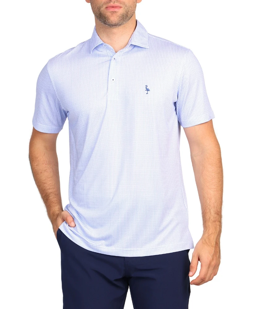 Tailorbyrd Men's Multi Dots Performance Polo