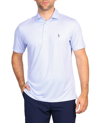 Tailorbyrd Men's Multi Dots Performance Polo