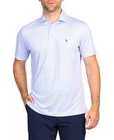 Tailorbyrd Men's Multi Dots Performance Polo