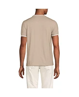 Lands' End Men's Short Sleeve Soft Pique Crew Tee