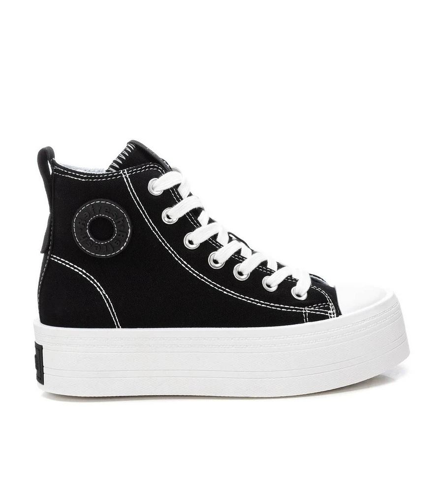 Women's High Top Canvas Sneakers Refresh By Xti