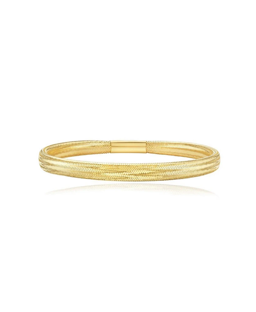 The Lovery Gold Stretch Bangle 14K Gold