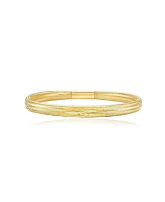 The Lovery Gold Stretch Bangle 14K Gold