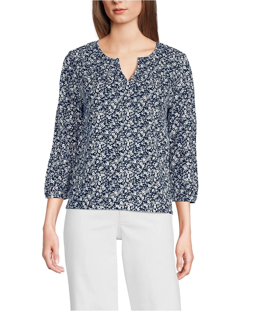Lands' End Women's Slub Top