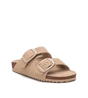 Women's Footbed Sandals with two buckles Refresh By Xti