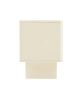Manhattan Comfort 21.9" Wood Ella Modern 2-Full Extension Drawer Nightstand
