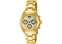 Invicta Women's 14931 Speedway Quartz Multifunction Gold Dial Watch