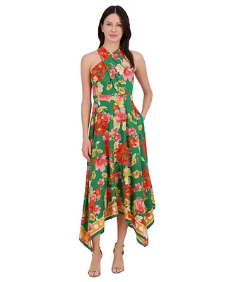Vince Camuto Women's Printed Crossover-Neck Handkerchief