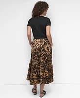 Dkny Women's Mixed Media Dress
