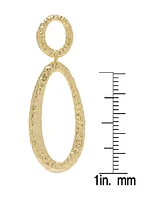 Macy's Women's Oval Drop Stud Earrings