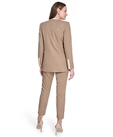 Tommy Hilfiger Women's Framed Collarless Open-Front Blazer