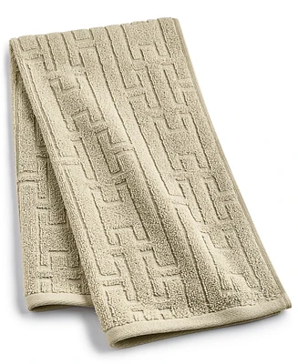 Hotel Collection Sculpted Chain-Link Hand Towel, 16" x 30", Exclusively at Macy's
